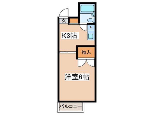 坂下ハイムの物件間取画像